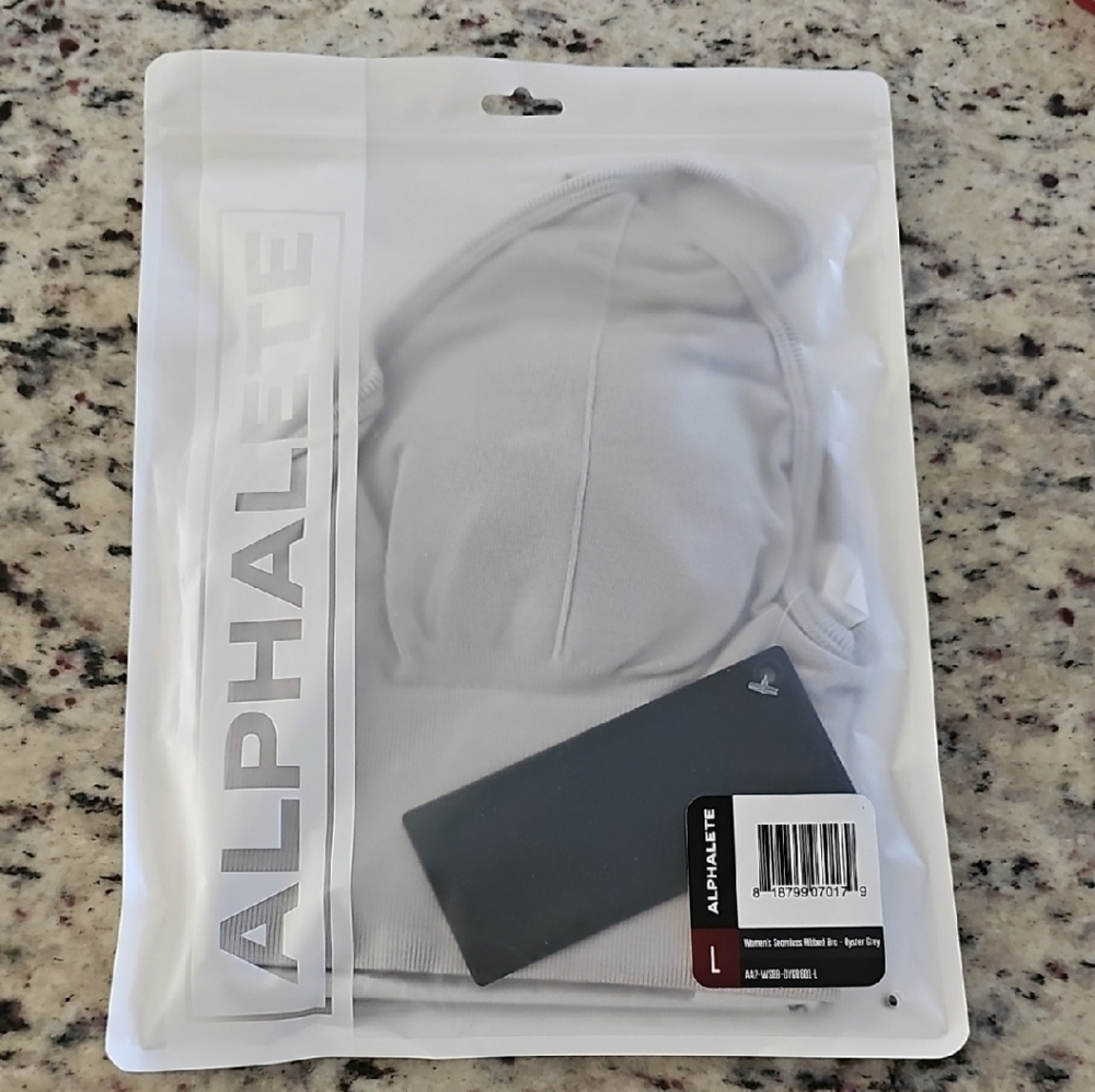 Alphalete White Sports Bra
